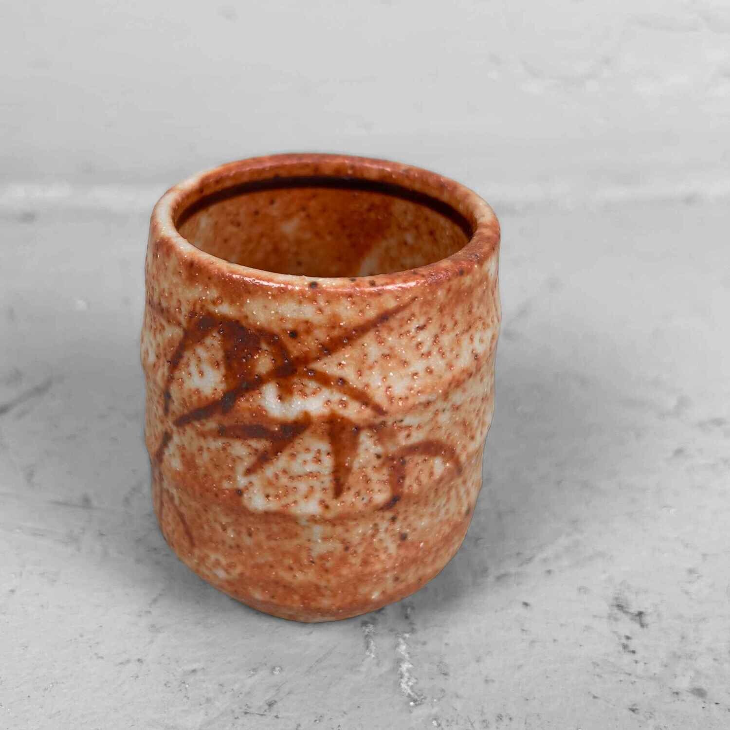 Japanese Glazed Yunomi 湯のみ Shino ware Ceramic Matcha/Tea Bowl