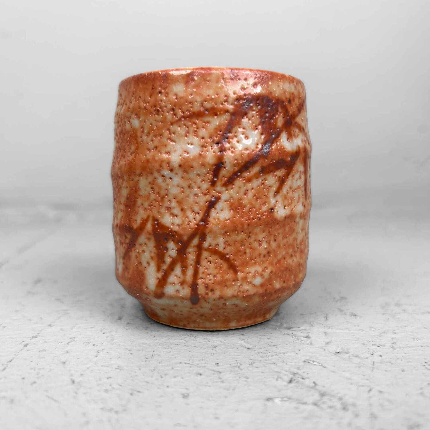 Japanese Glazed Yunomi 湯のみ Shino ware Ceramic Matcha/Tea Bowl