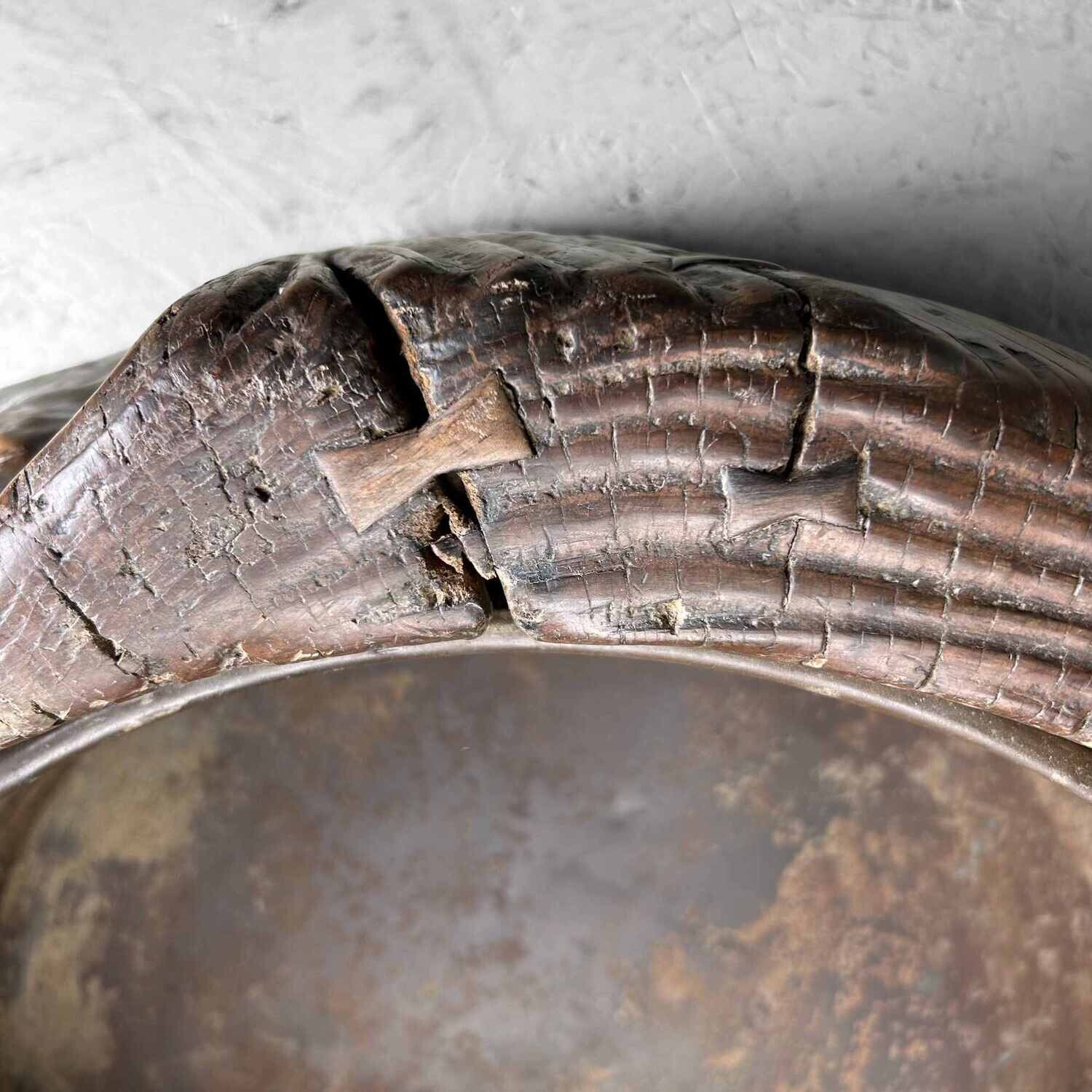 Unieke Boomstam Hibachi 火鉢  Japan - Meiji periode (1868-1912)