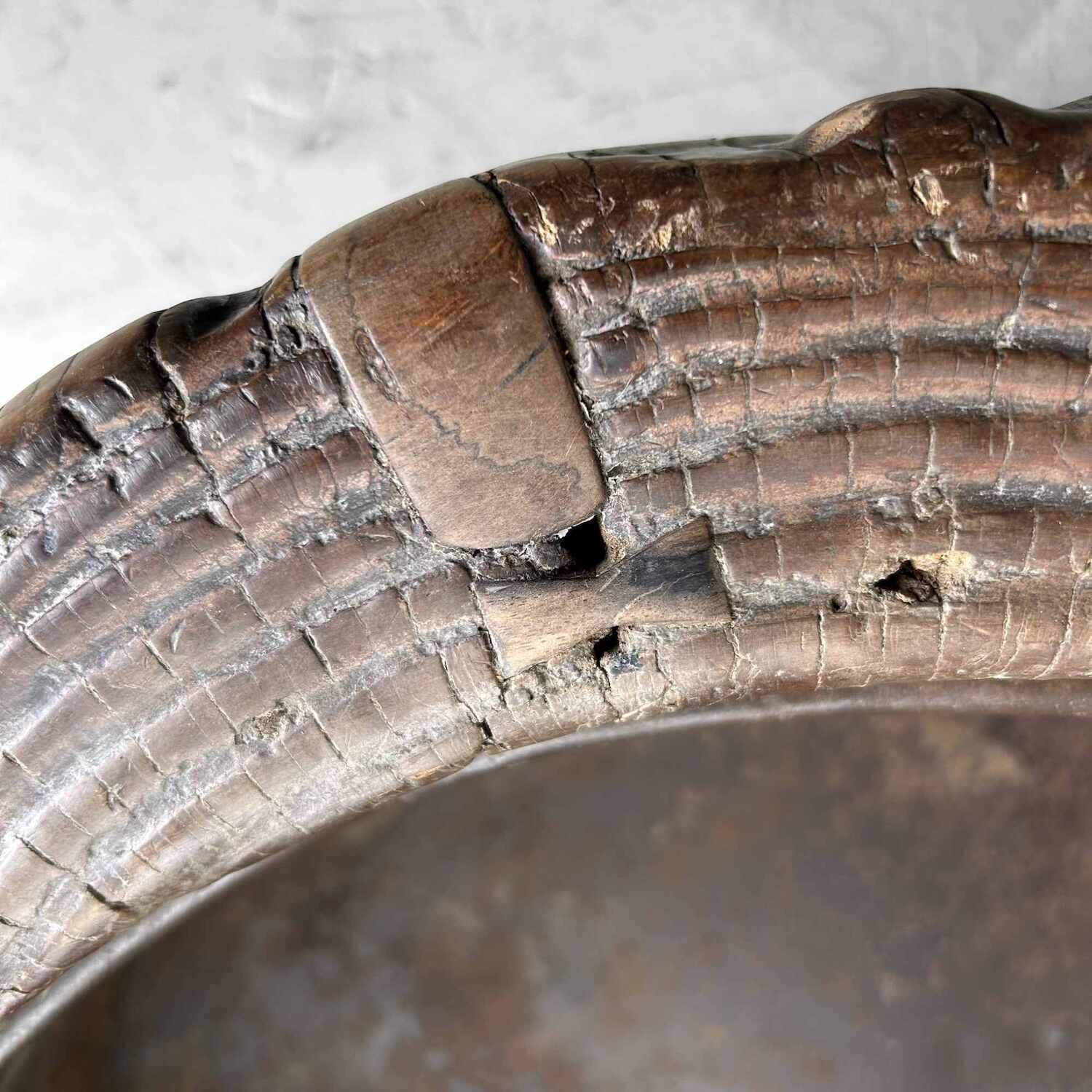 Unieke Boomstam Hibachi 火鉢  Japan - Meiji periode (1868-1912)