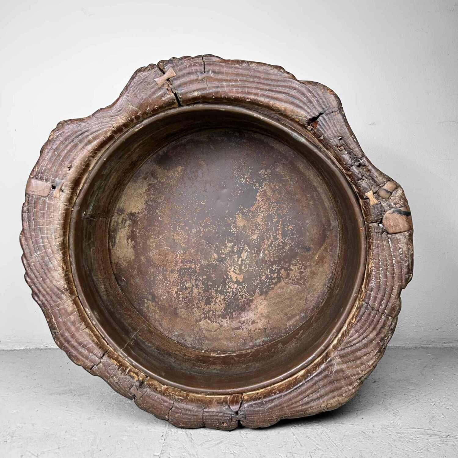 Unieke Boomstam Hibachi 火鉢  Japan - Meiji periode (1868-1912)