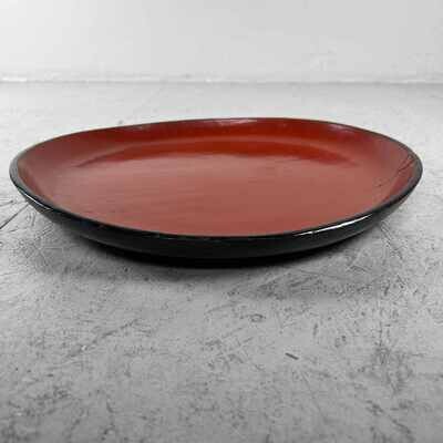 Wooden Urushi Tray from Japan, Meiji Period (1868-1912)