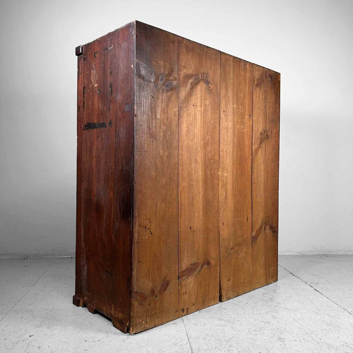 Traditional Japanese Tansu Storage Cabinet, Meiji Period.