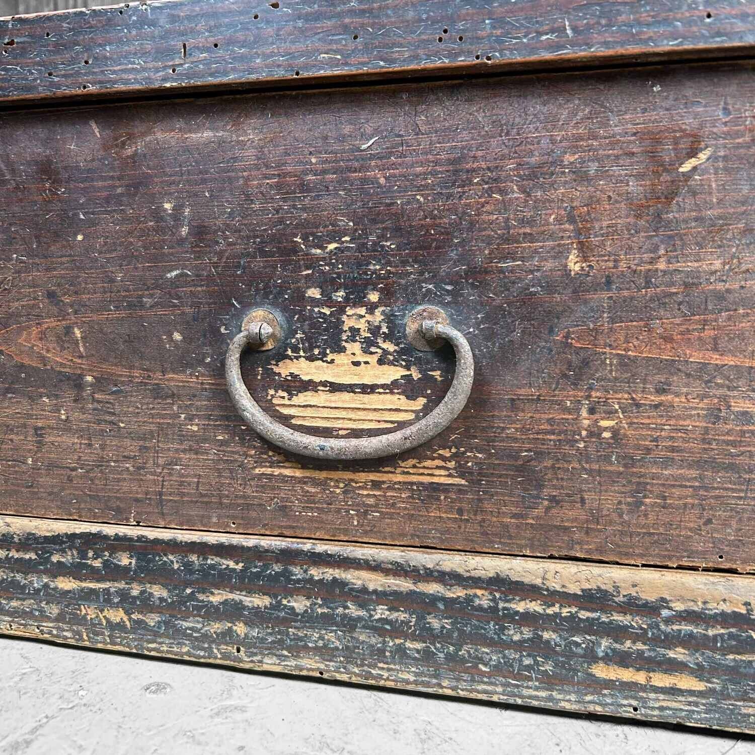 Traditional Japanese Tansu Storage Cabinet, Meiji Period.