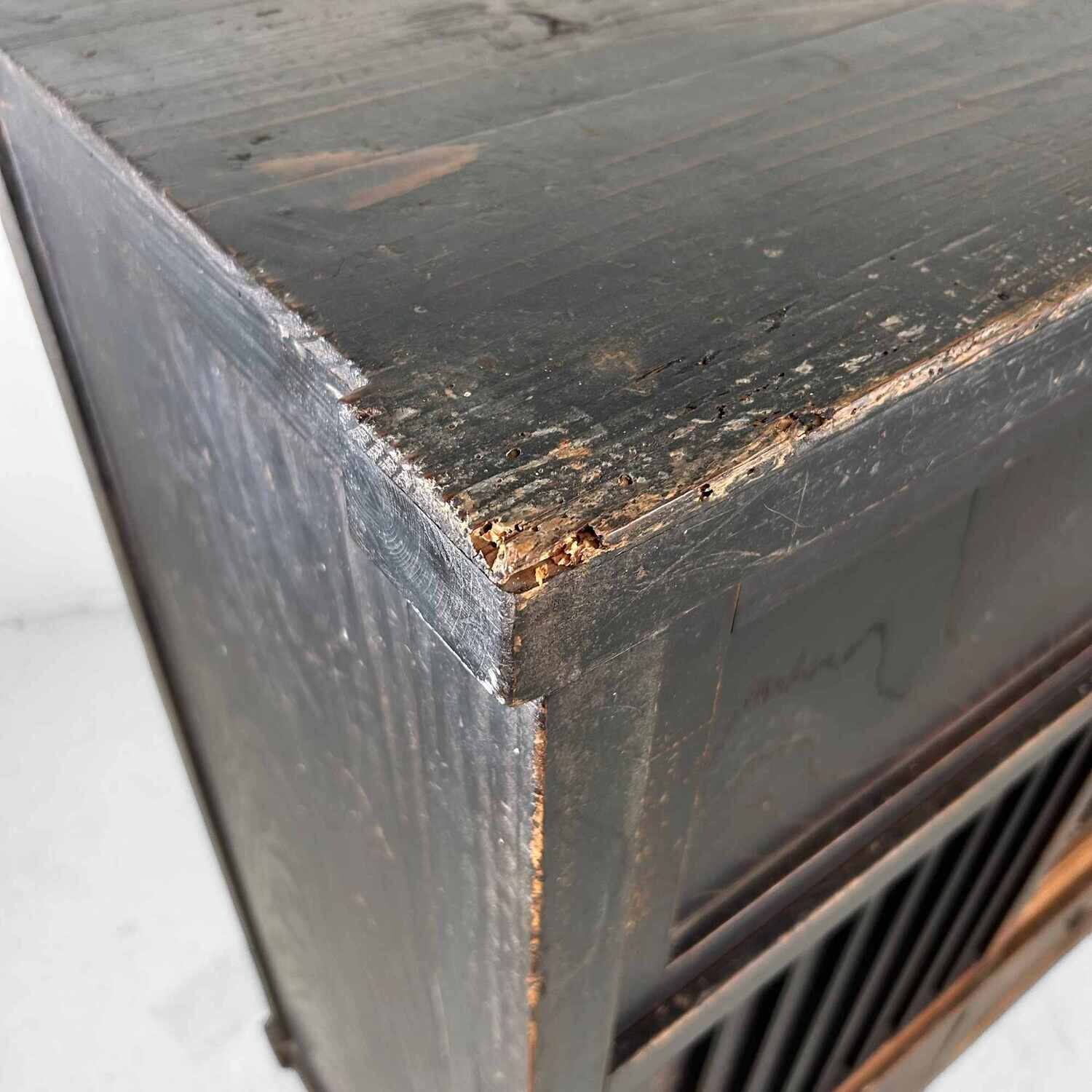 Traditional Japanese Tansu Storage Cabinet, Meiji Period.