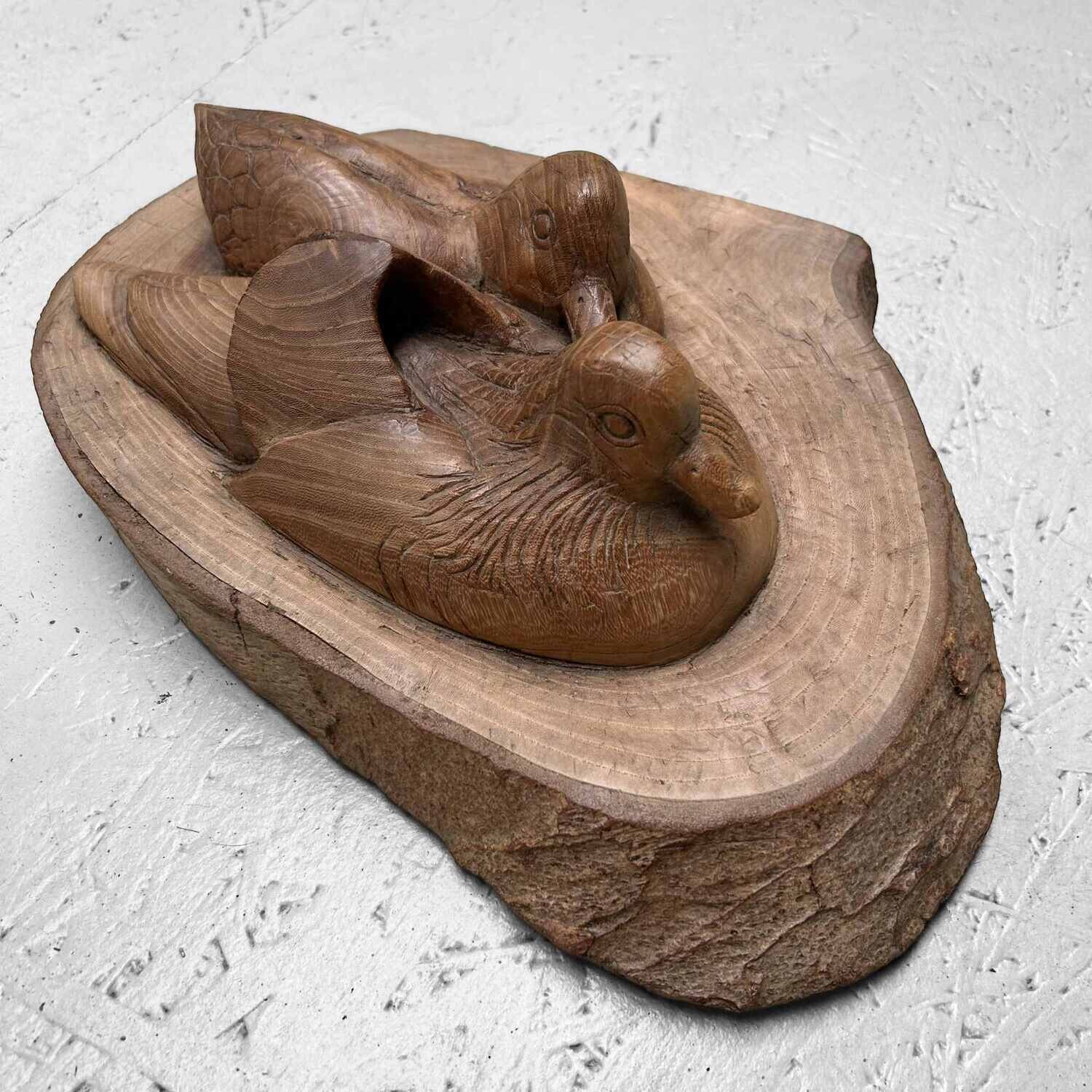 Japans Houtsnijwerk 'Watervogels', jaren '40.