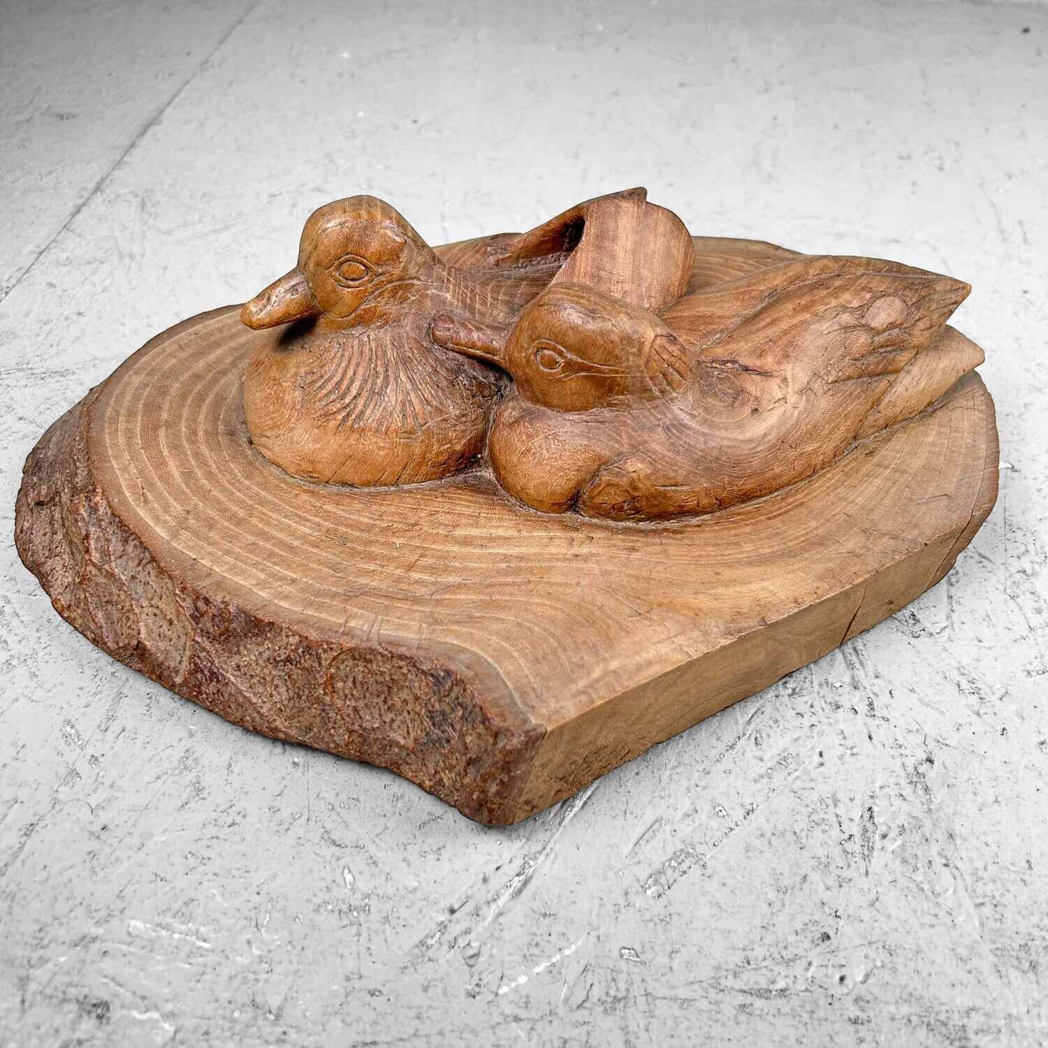 Japans Houtsnijwerk 'Watervogels', jaren '40.