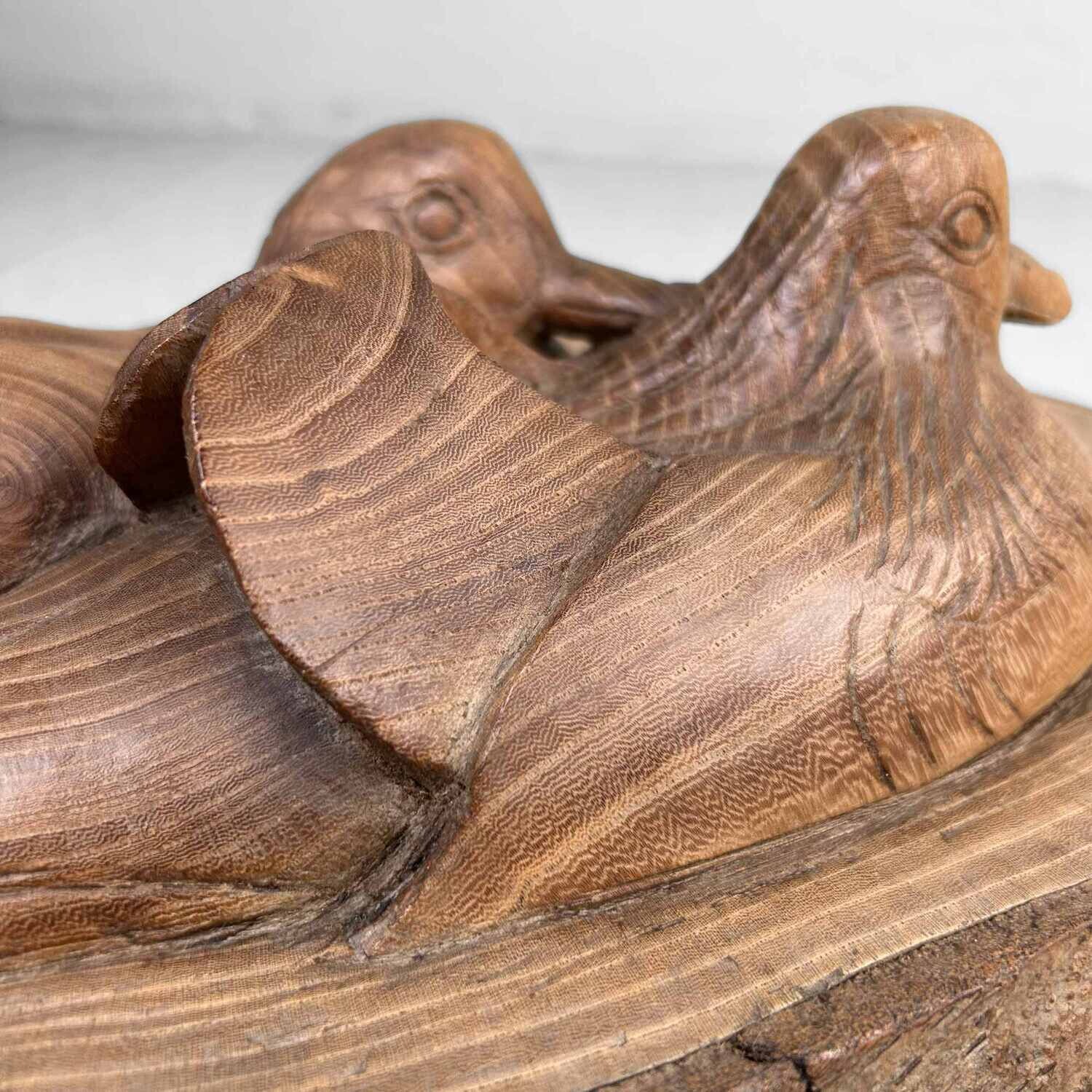 Japans Houtsnijwerk 'Watervogels', jaren '40.