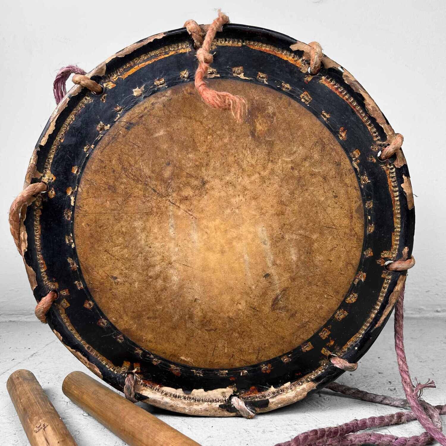 Antieke Japanse Drum Shime-daiko (締め太鼓), Meiji periode Antieke Japanse Drum Shime-daiko (締め太鼓), Meiji periode
