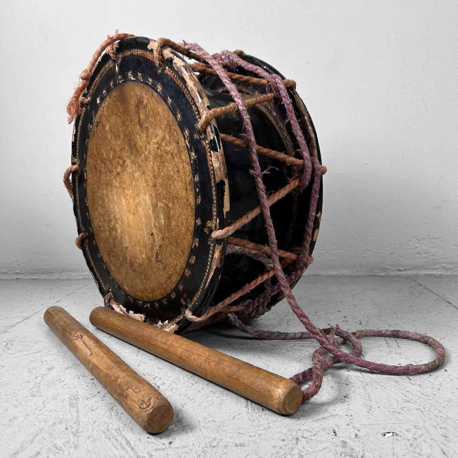 Antieke Japanse Drum Shime-daiko (締め太鼓), Meiji periode Antieke Japanse Drum Shime-daiko (締め太鼓), Meiji periode