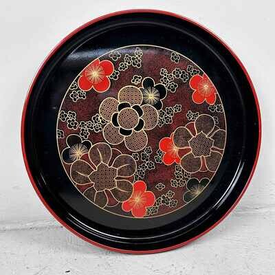 Floral Lacquer Tray, Shōwa Period, Japan.