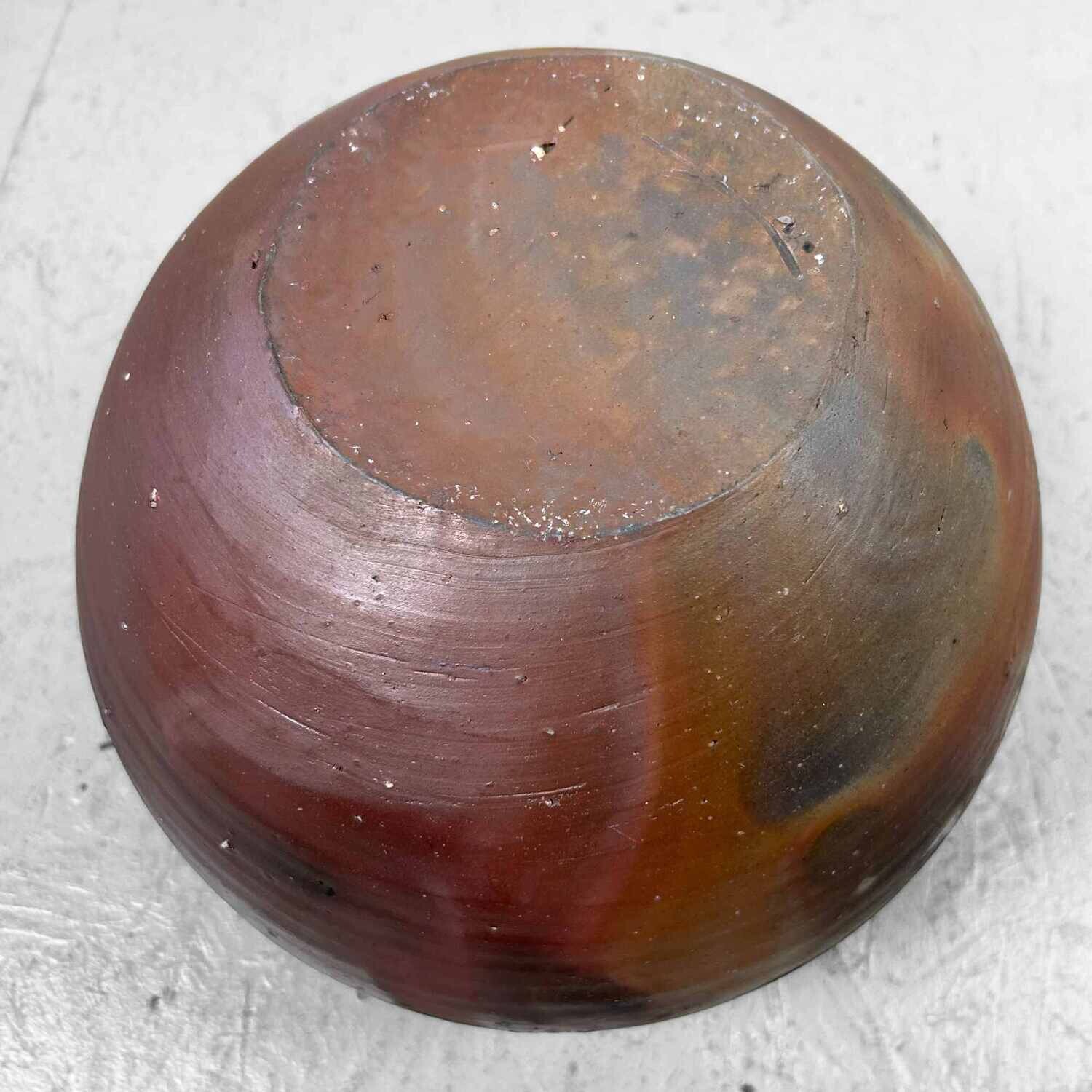 Earthenware Bizen-Yaki (備前焼) Tsubo, 1920s, Japan.