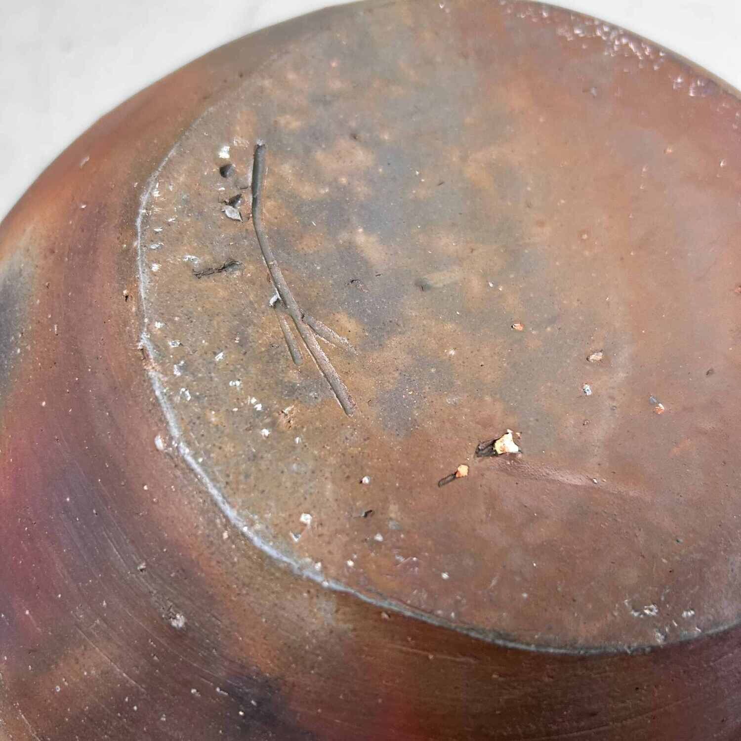 Earthenware Bizen-Yaki (備前焼) Tsubo, 1920s, Japan.