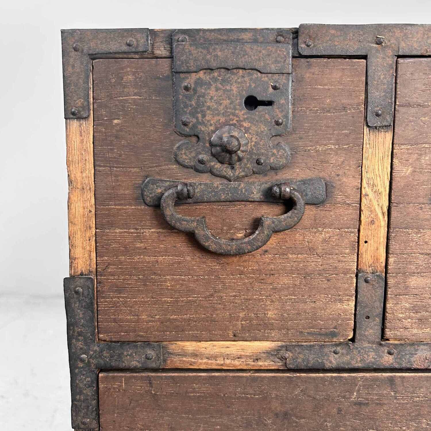 Antieke Kake-Suzuri (懸硯) Meiji periode Japan.