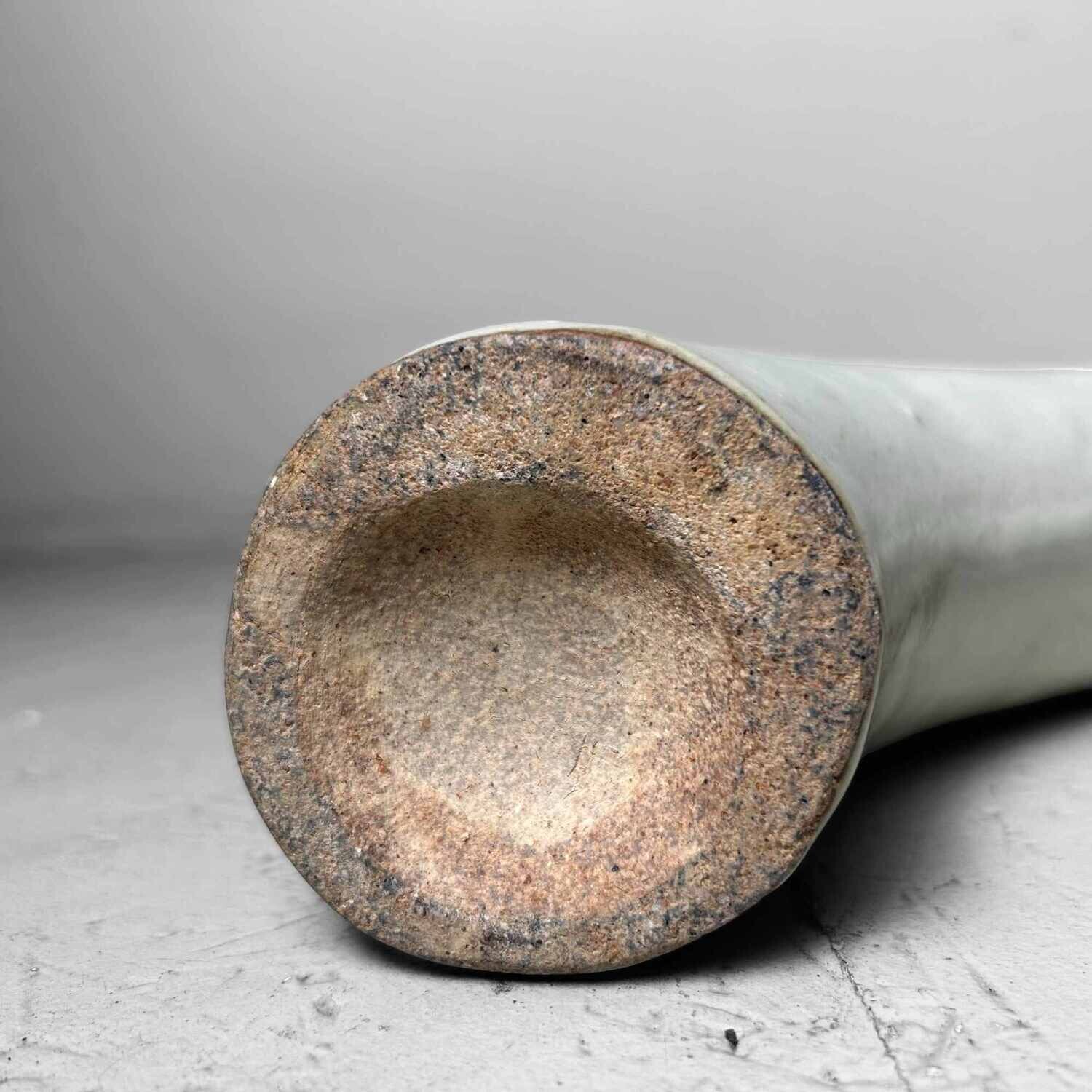 Organic Vintage Ceramic Ikebana 生花 Flower Vase, 1960s.