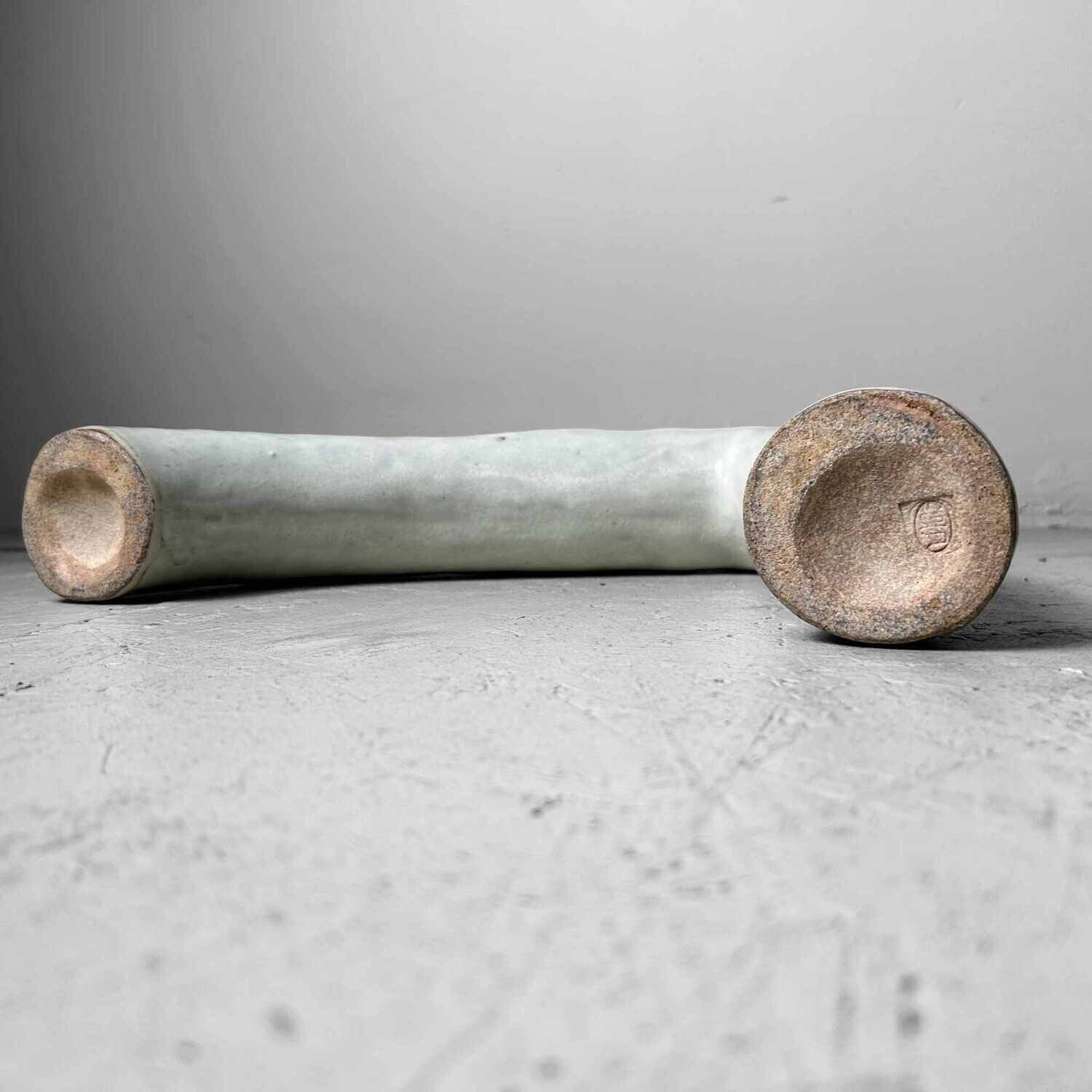 Organic Vintage Ceramic Ikebana 生花 Flower Vase, 1960s.