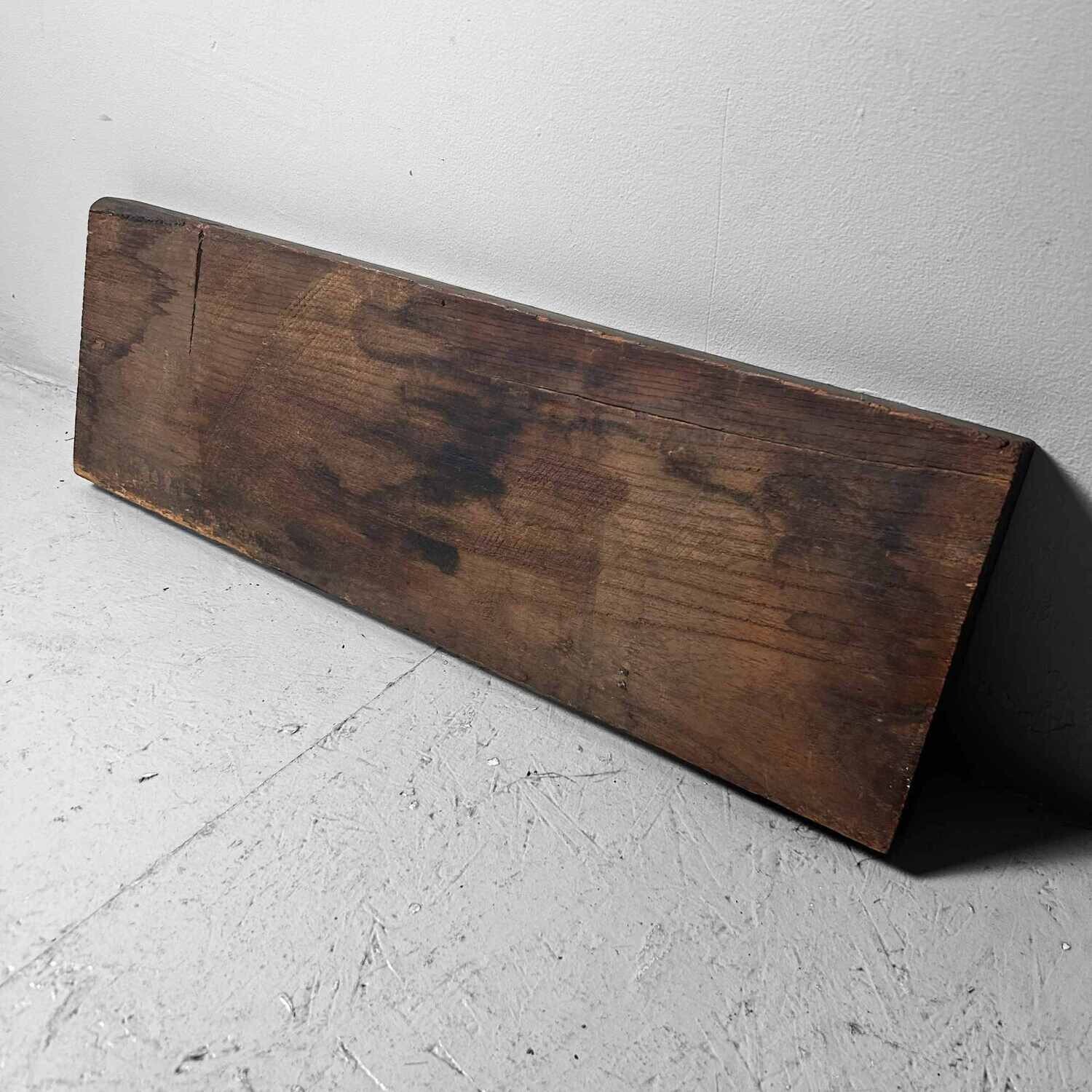 Japans Houten Restaurant Uithangbord/Kanban , (1890's-1920s).