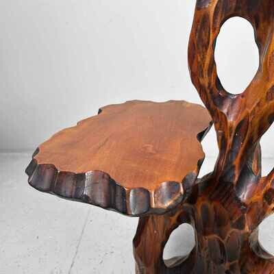 Japanese Mid-Century Wooden Plant Stand, 1960s.