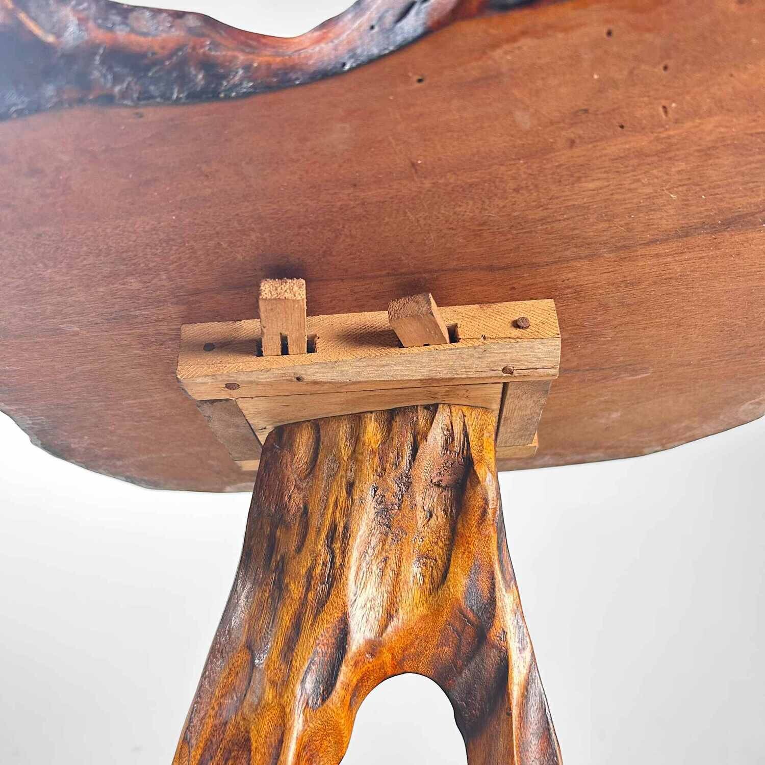 Japanse Mid Century Houten Plantenstaander, jaren '60.