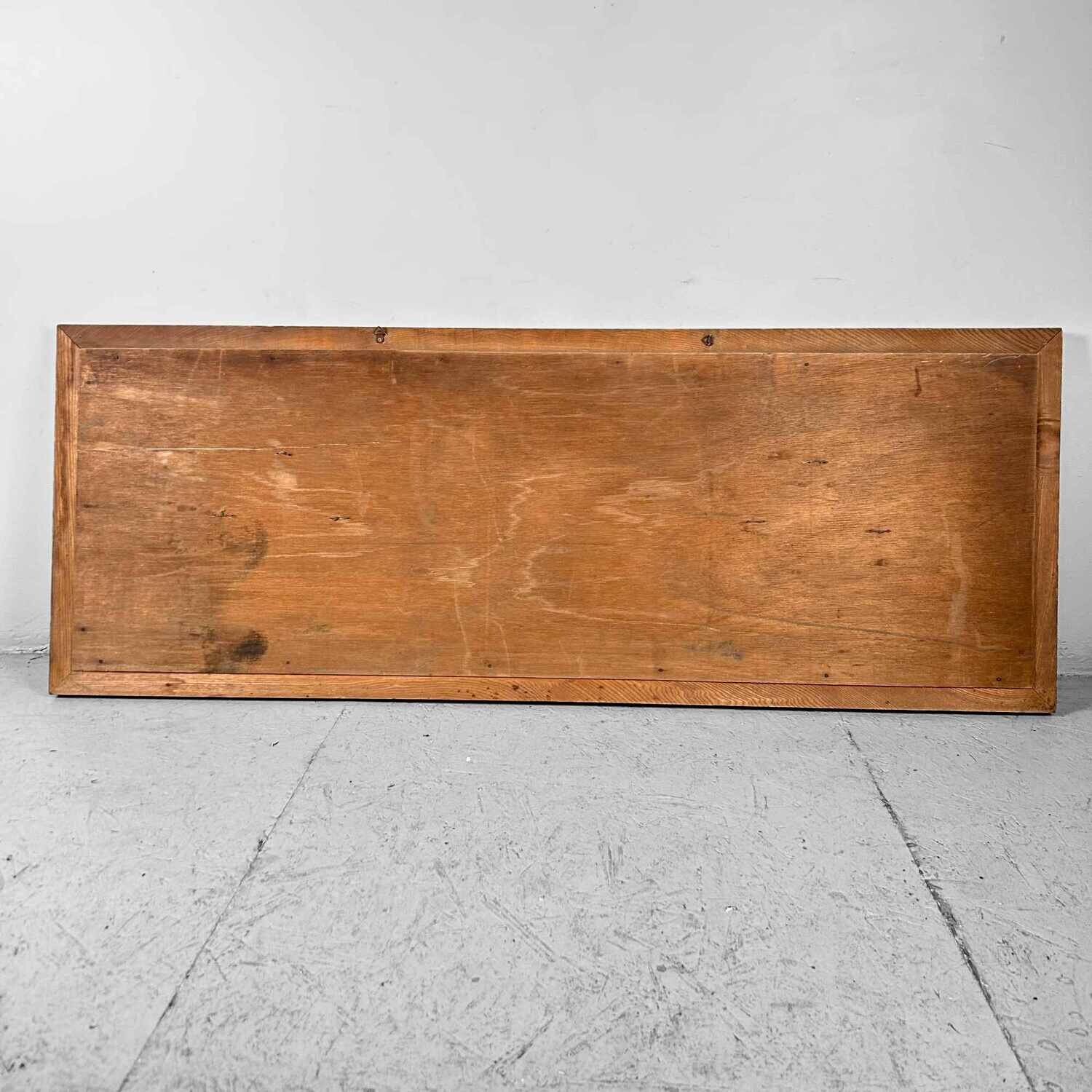 Japanese Wooden Restaurant Signboard/Kanban Sushi, 1950s.