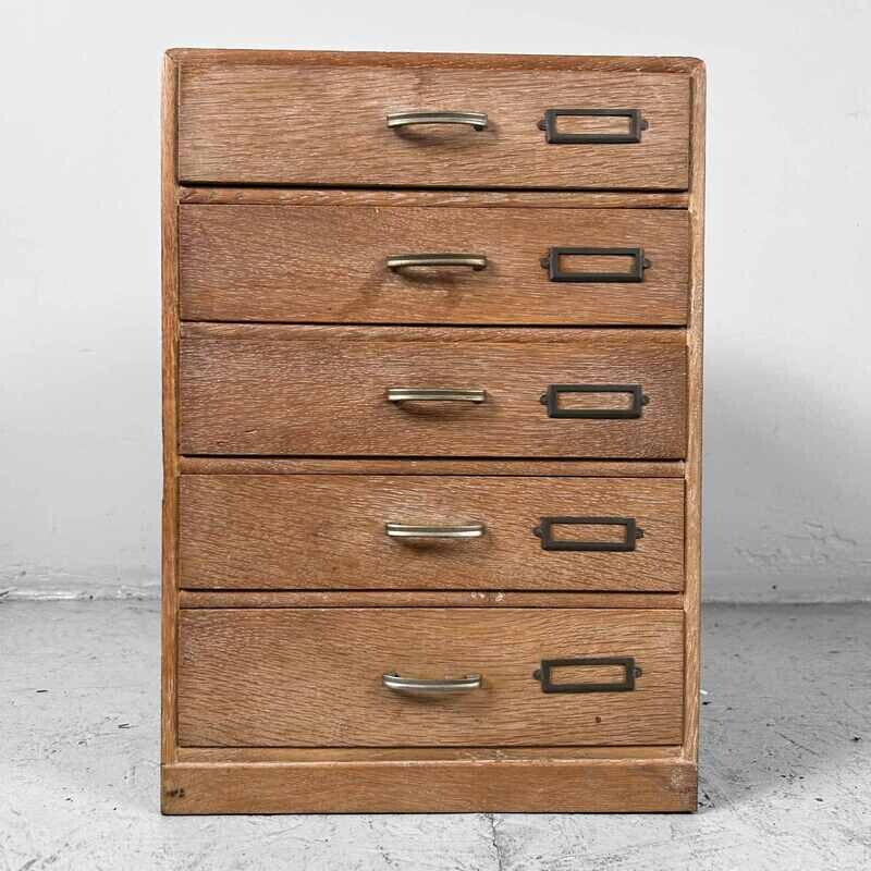 Wooden Japanese chest of drawers, 1920s-1930s.