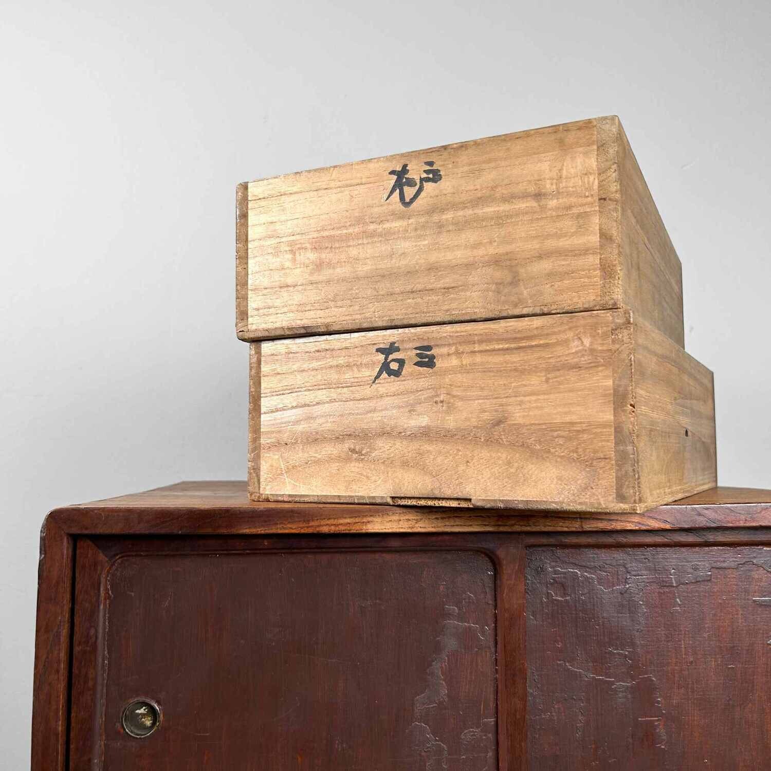 Traditional Japanese Tansu Storage Cabinet, Taisho era.