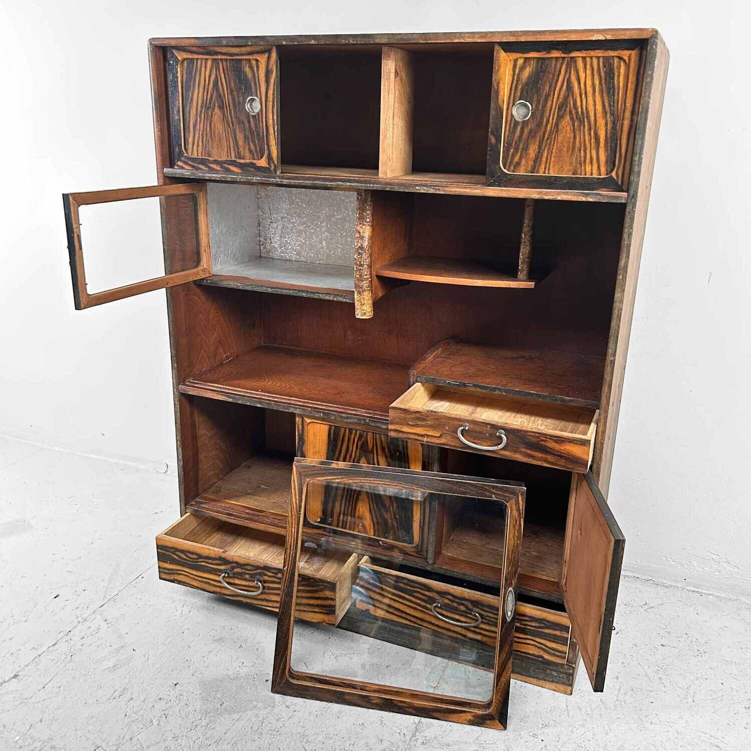 Mid Century Cha Tansu Shōwa 昭和時代 Japanse theekast jaren '30.