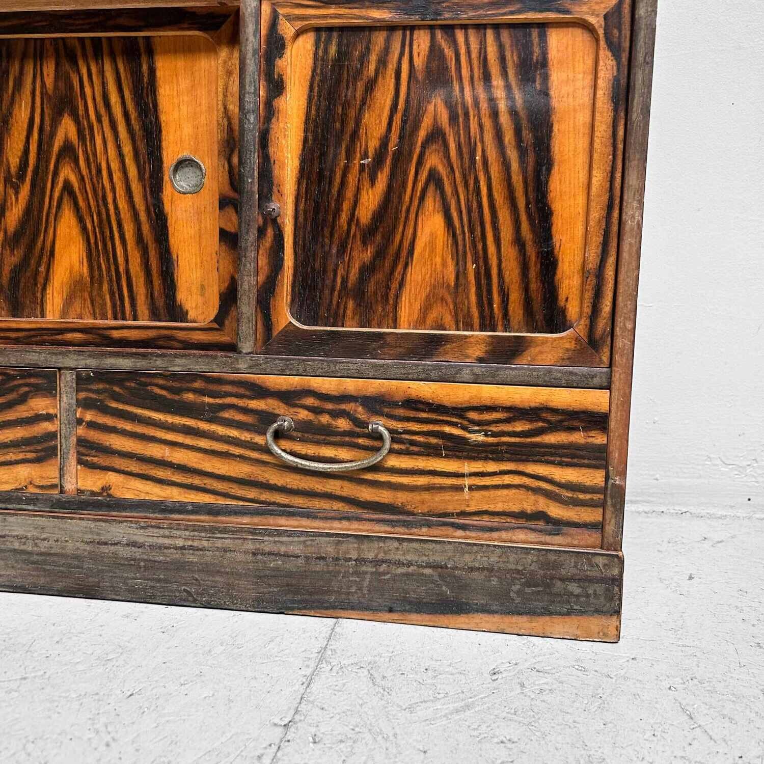 Mid Century Cha Tansu Shōwa 昭和時代 Japanse theekast jaren '30.