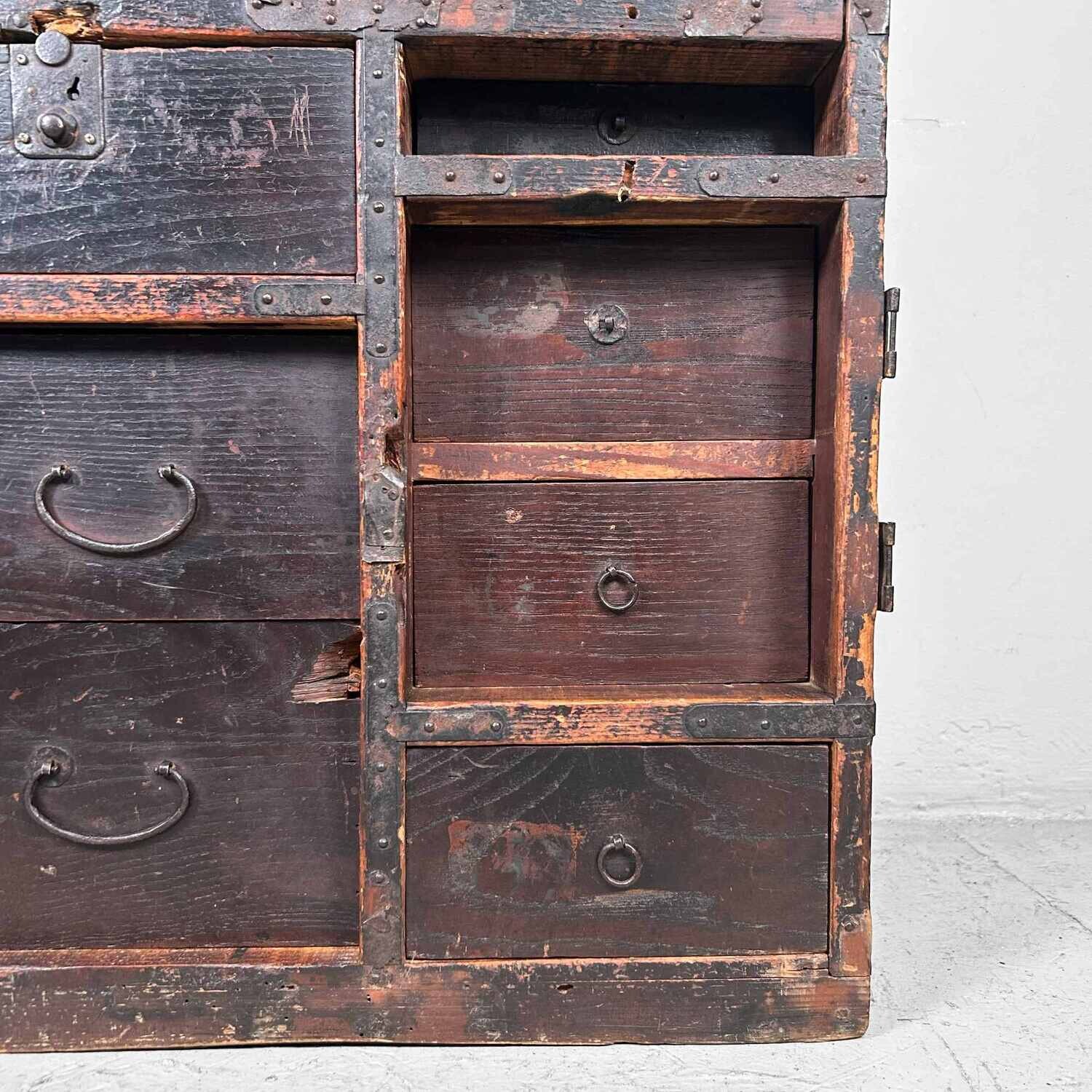 Traditionele Japanse Tansu, Meiji-periode.