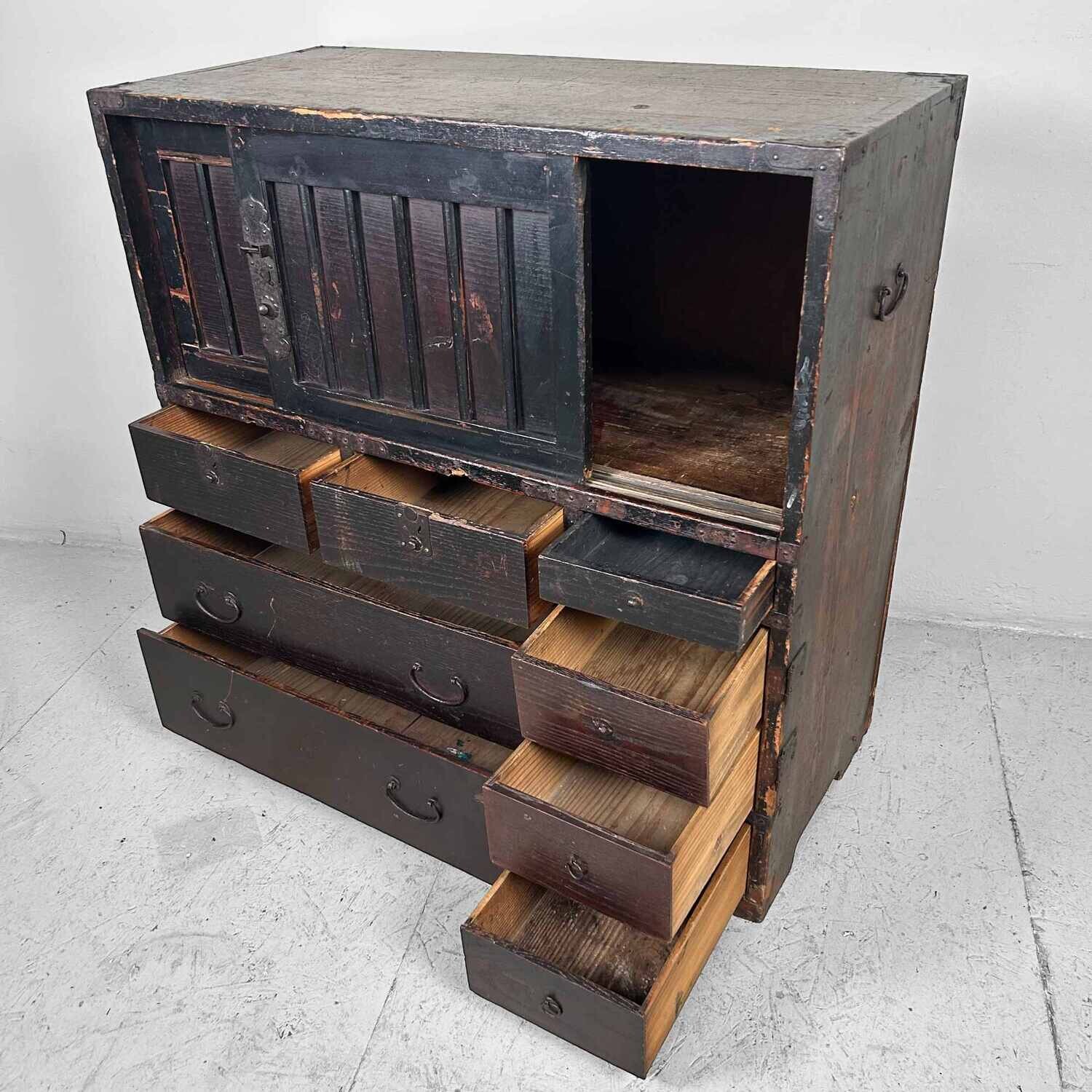 Traditionele Japanse Tansu, Meiji-periode.