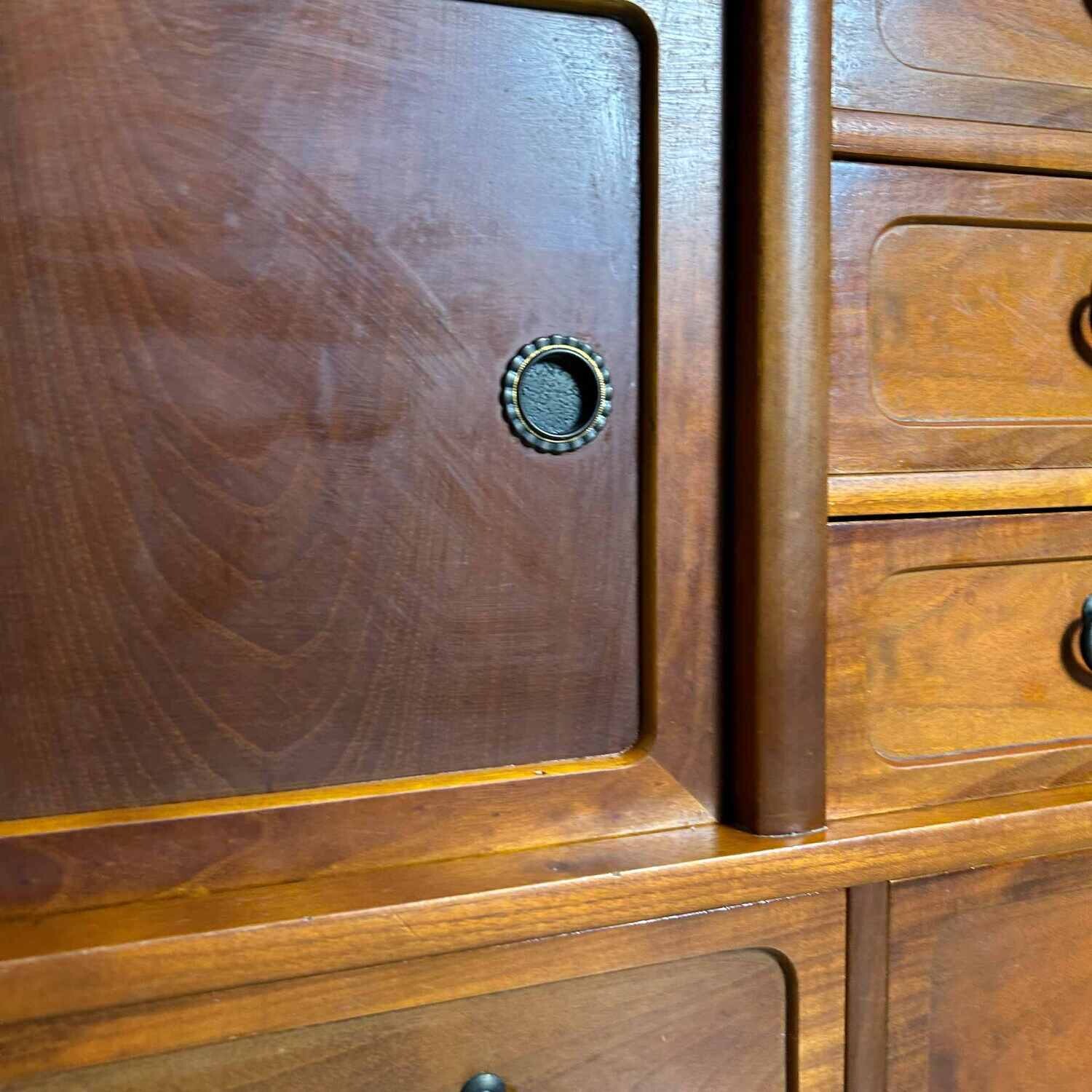 Mid Century Cha Tansu Japanse Theekast jaren '60-'70.