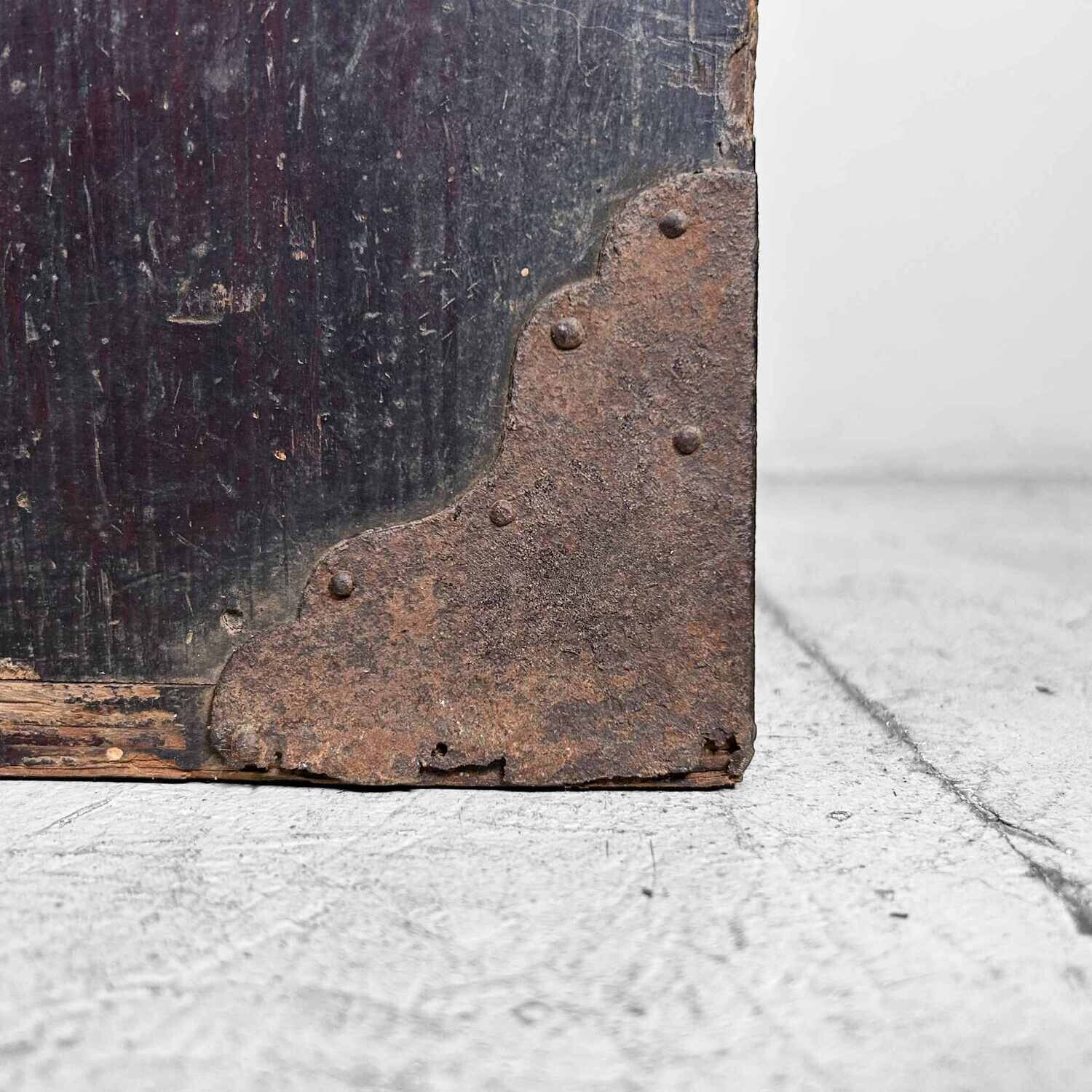 Traditional Japanese Tansu Storage Cabinet, Meiji Period.