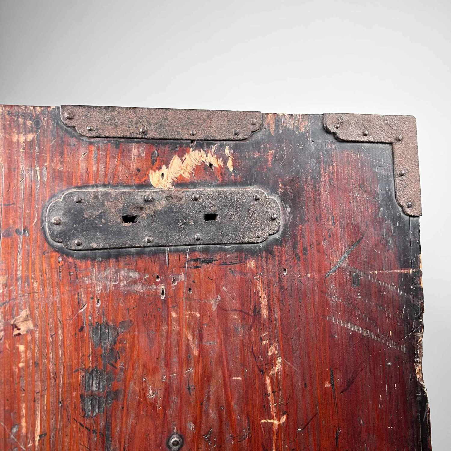 Traditional Japanese Tansu Storage Cabinet, Meiji Period.