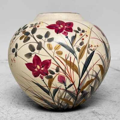 Mid Century Ceramic Ikebana Flower Vase, Japan.