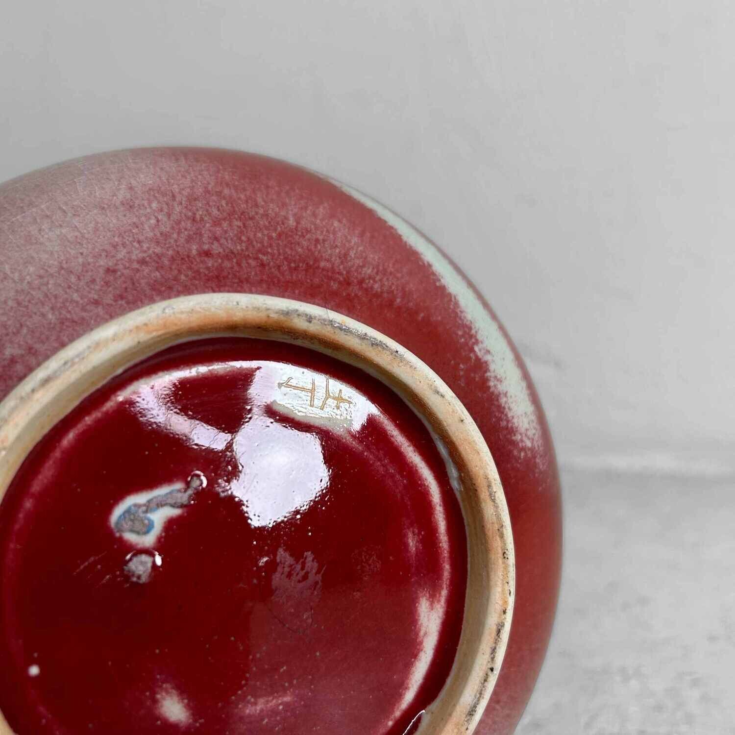 Ceramic Mid Century Ikebana Flower Vase, Japan.