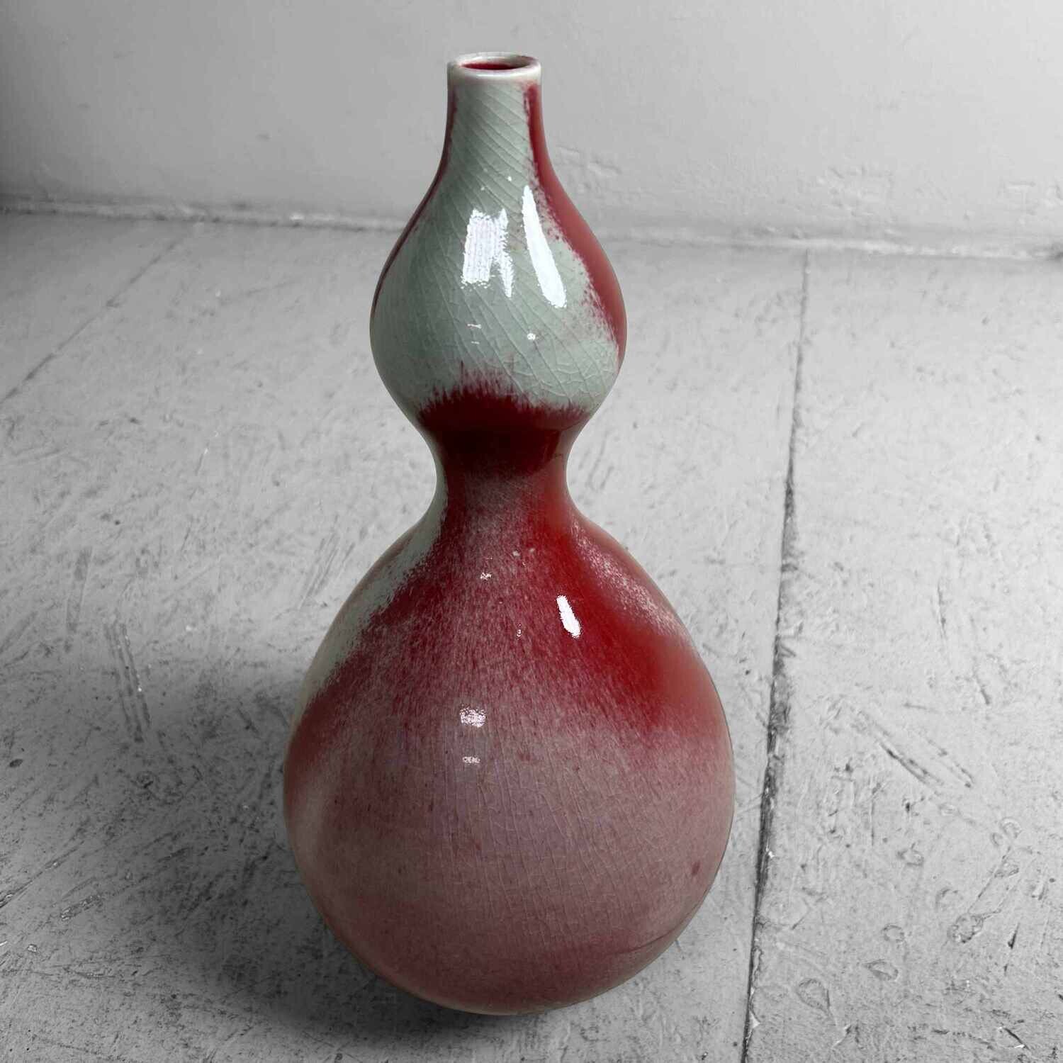 Ceramic Mid Century Ikebana Flower Vase, Japan.