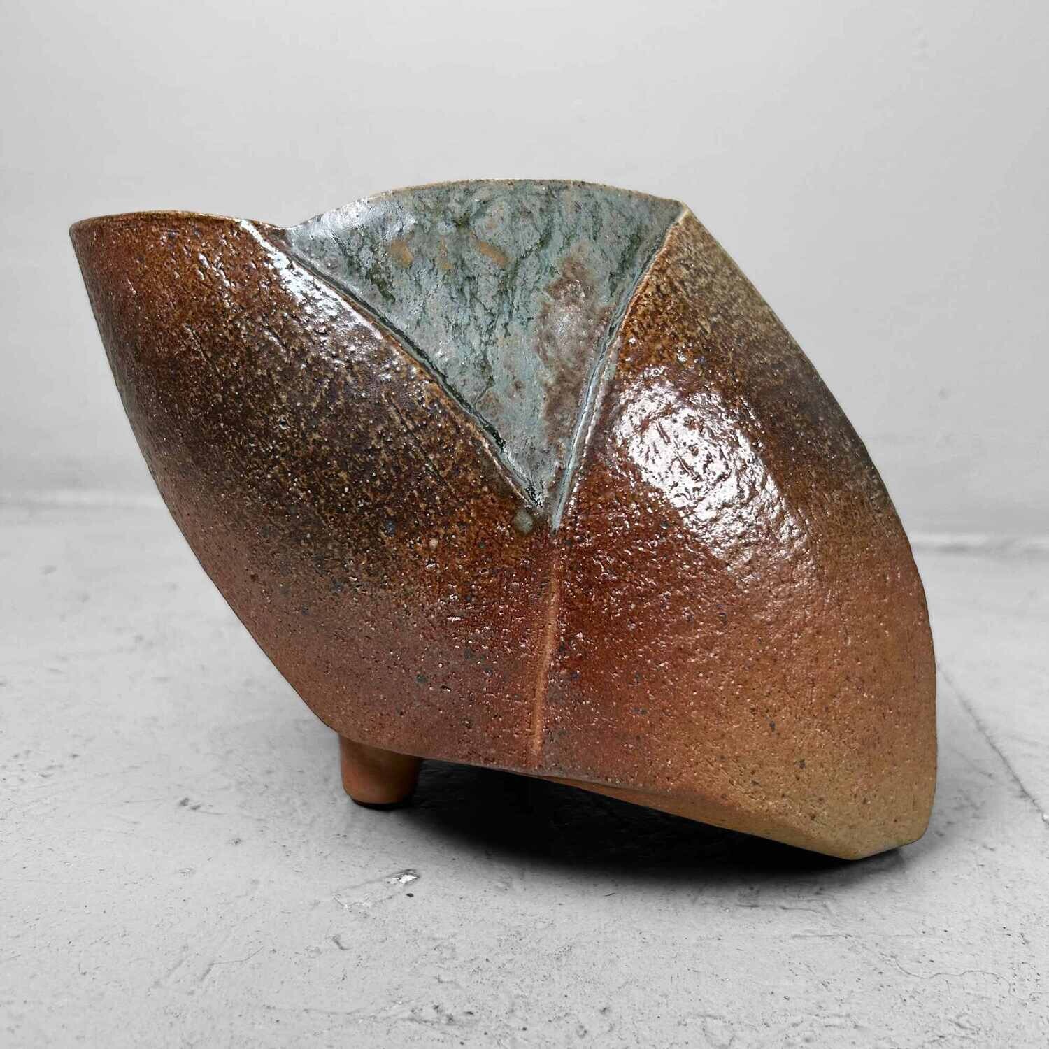 Organische Mid Century Ikebana Bloemenvaas, Japan.