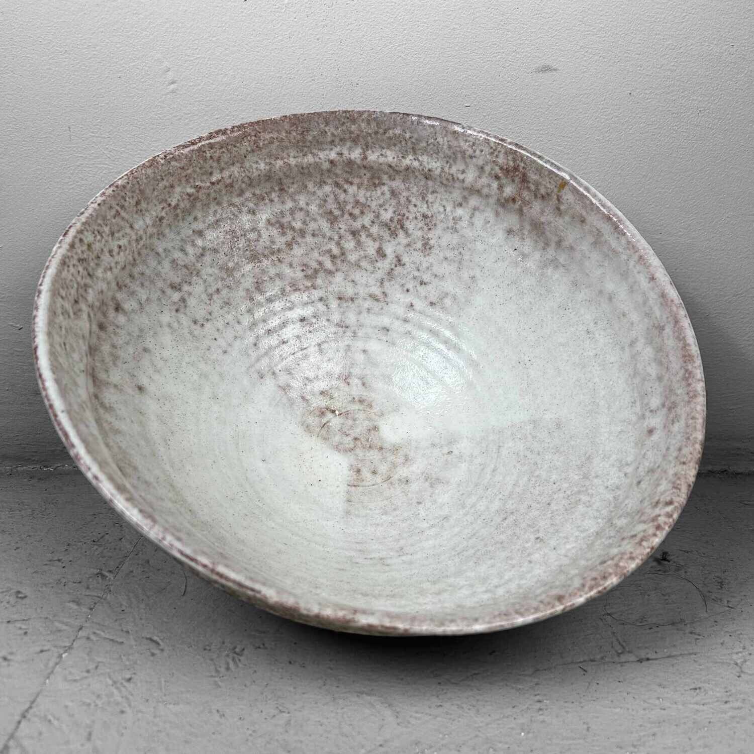 Mid Century Organic Ceramic Bowl, Japan.