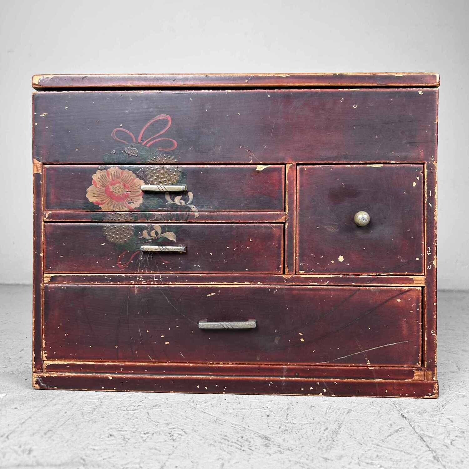 Japanese Mid Century Haribako (針箱), 1930s.