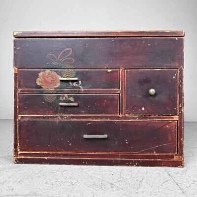 Japanese Mid Century Haribako (針箱), 1930s.