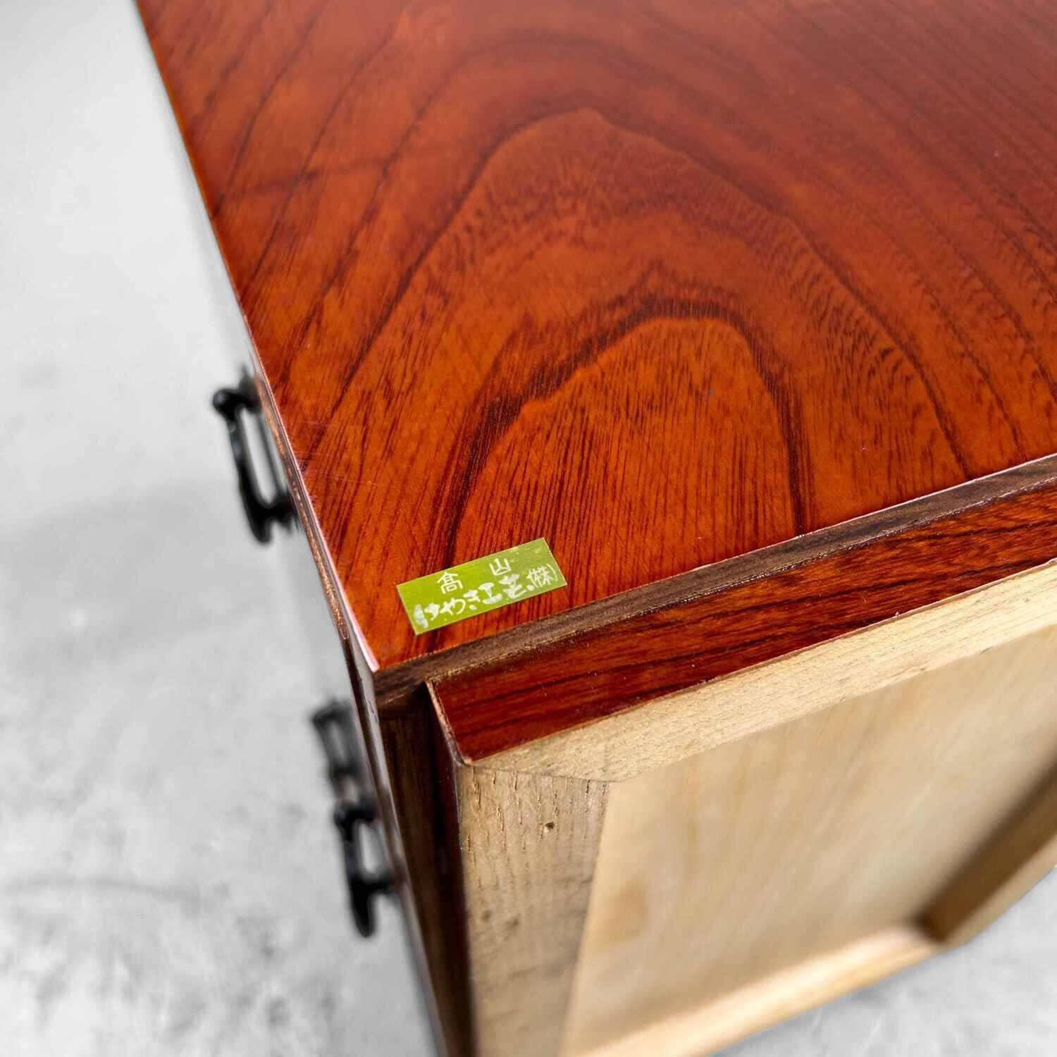 Japanse Vintage Haribako Naaikastje, jaren '80.