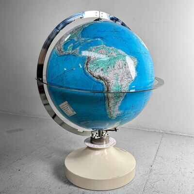 Grote Japanse Globe Wereldbol 'Gakken', jaren '80, Japan.