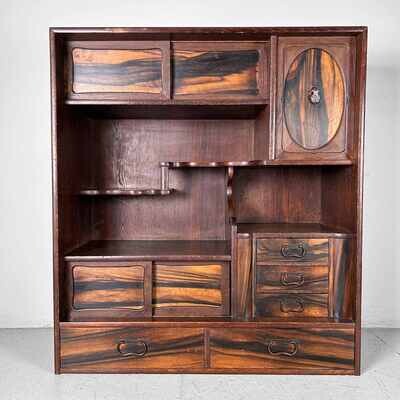 Mid Century Cha Tansu, Taishō Period, Japan.