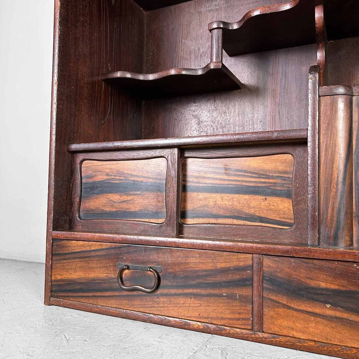 Mid Century Cha Tansu, Taishō Period, Japan.