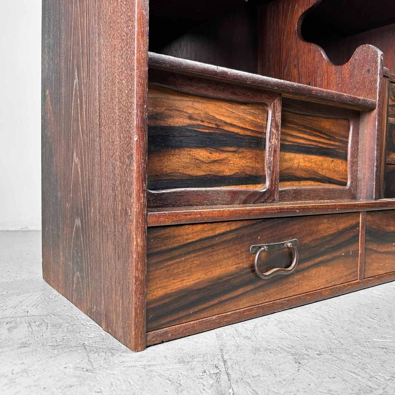 Mid Century Cha Tansu, Taishō Period, Japan.