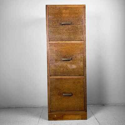 Wooden Filing Cabinet, Japan, 1940s.