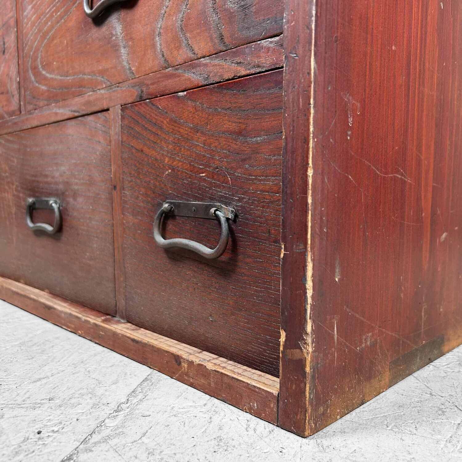 Japanese Traditional Tansu Drawer Chest, Meiji Period.