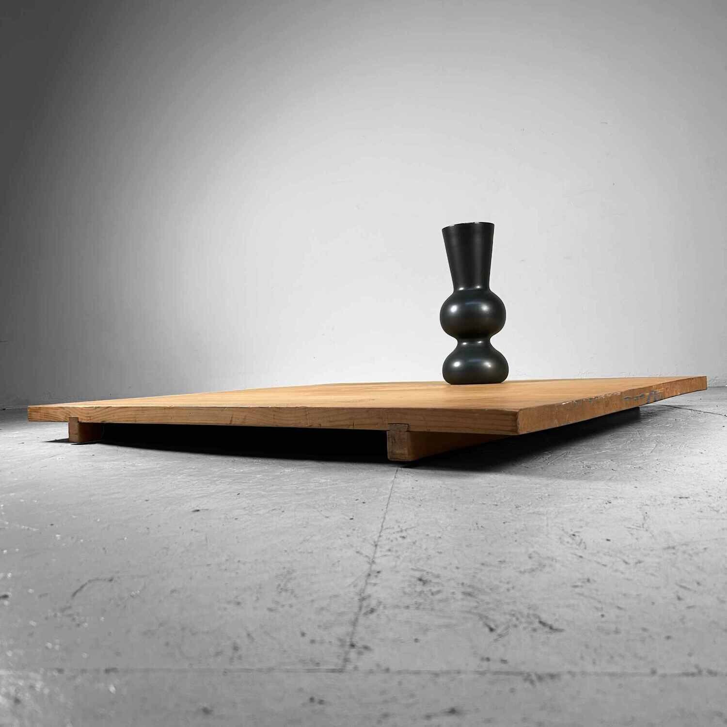 Large 'Cutting Board' Low Table, 1990s, Japan.