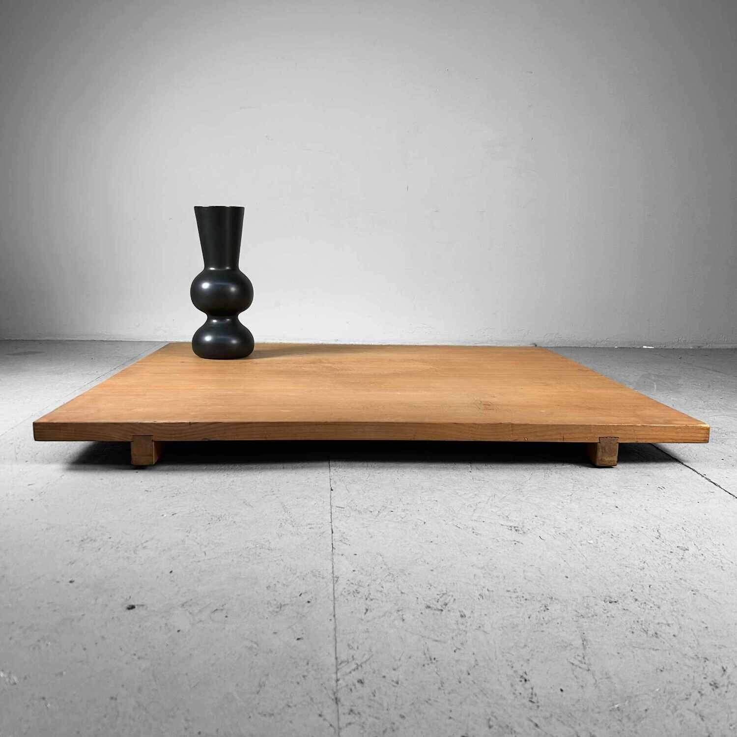 Large 'Cutting Board' Low Table, 1990s, Japan.