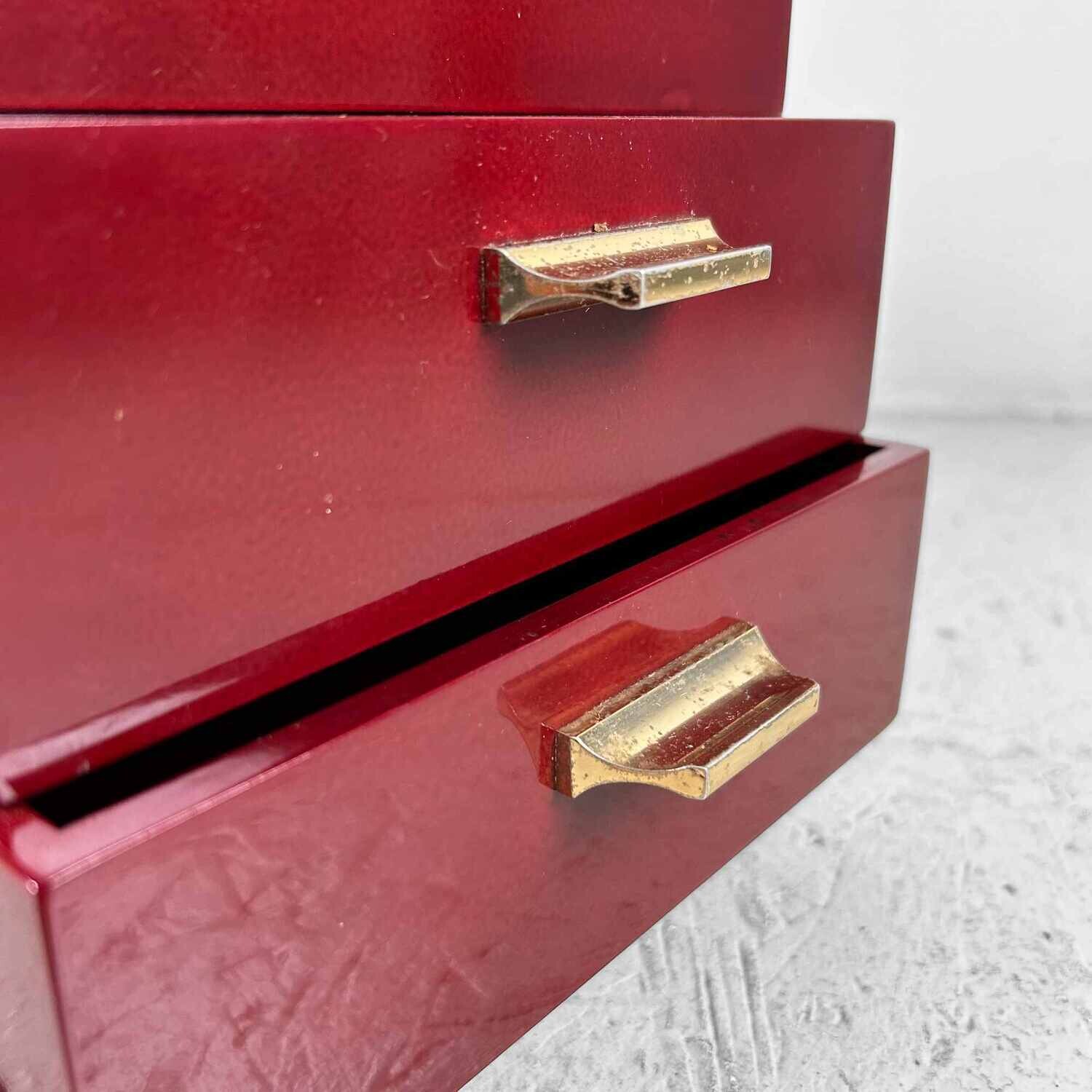 Japanese Vintage Haribako (sewing box) 針箱, 1980s.